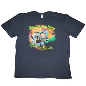 Good Charlotte Young & Hopeless Album Cover T-Shirt 2XL Gildan Softstyle Cotton